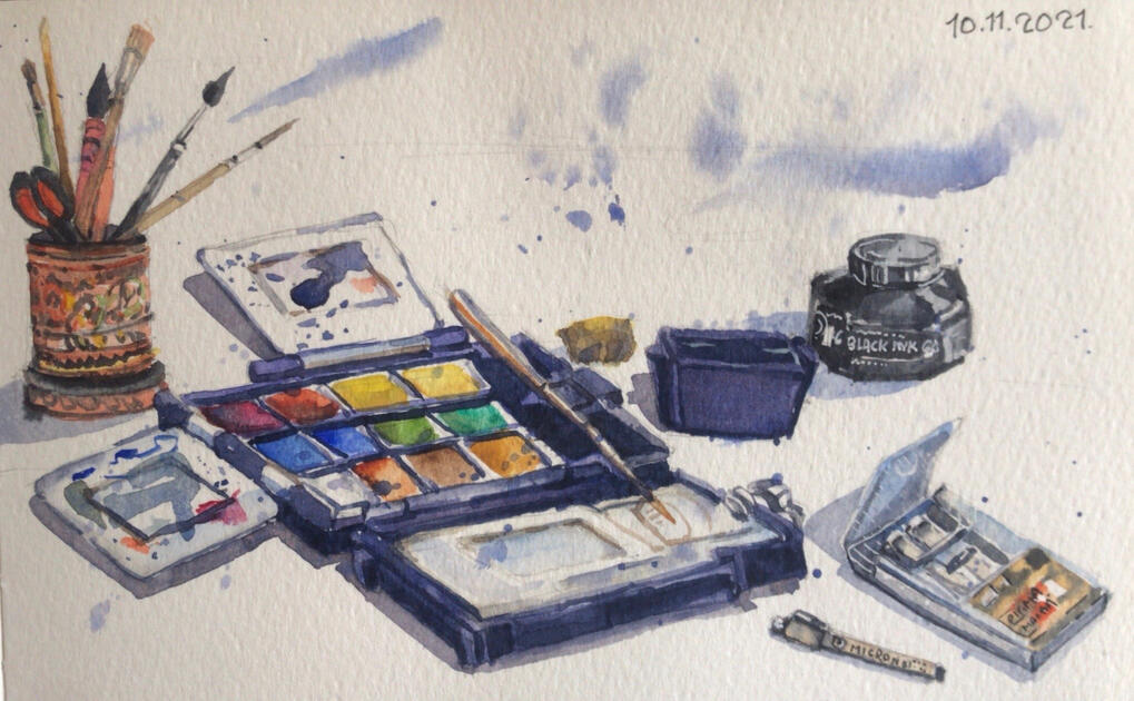 First page of my sketchbook