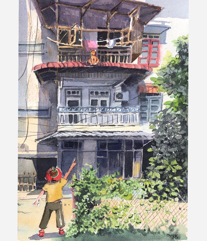 Putuutuu and the cat