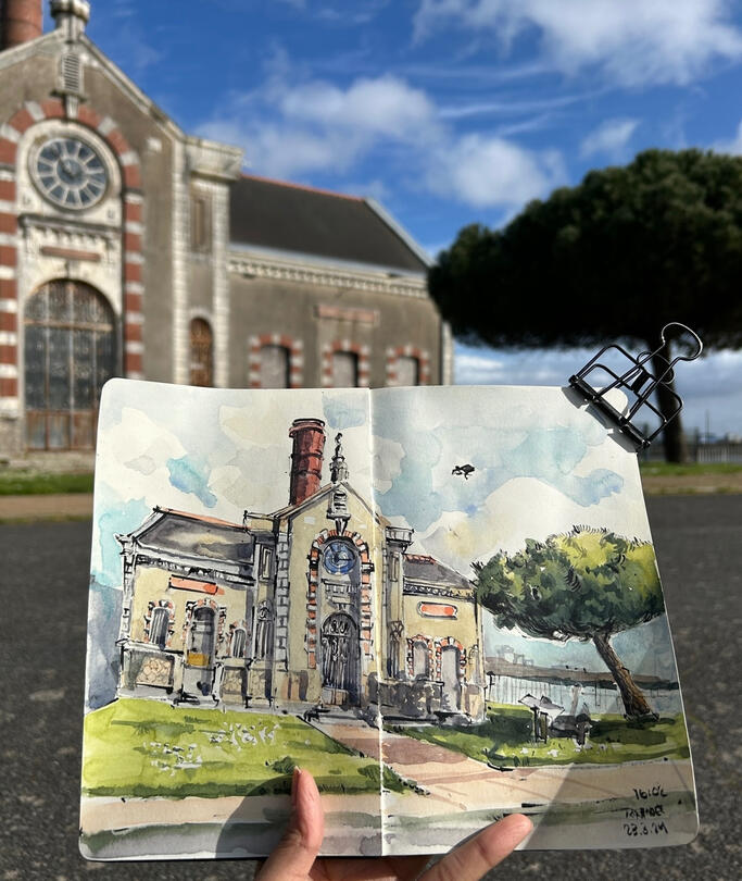 Old factory in Saint Nazaire