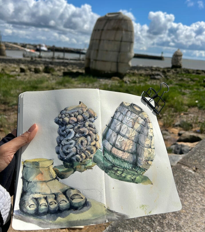 foot, sweater and digestive system